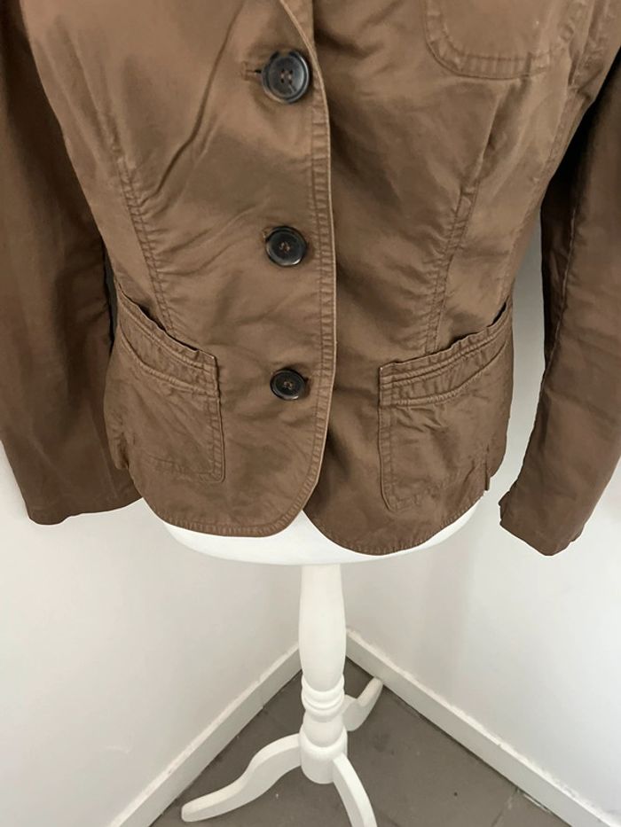 Veste blazer marron esprit L - photo numéro 2