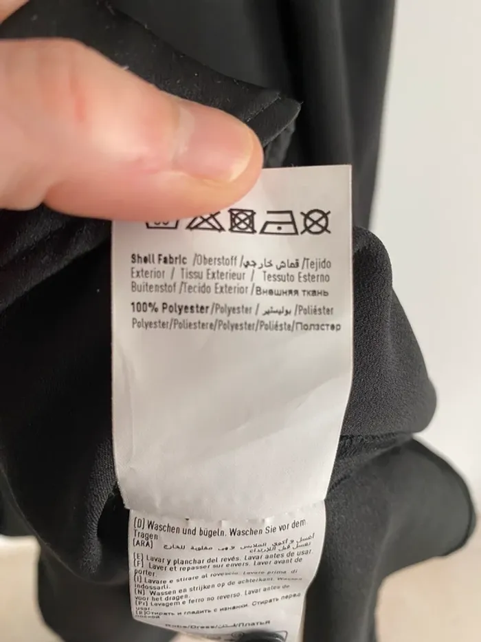Robe chemise satiné noir pimkie - photo numéro 9
