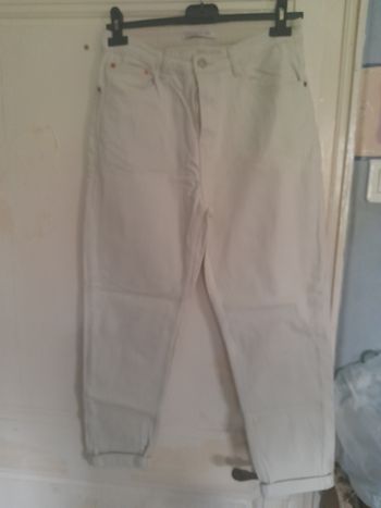 Jean écru, marque Zac et Zoé, taille M/38