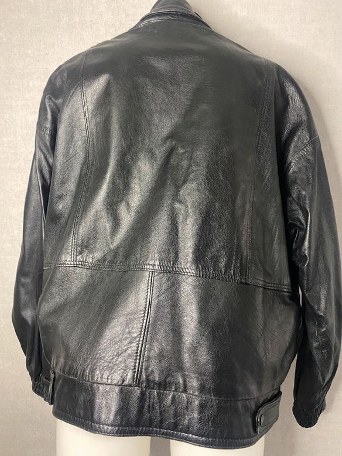 Blouson en cuir Vintage taille M - photo numéro 4