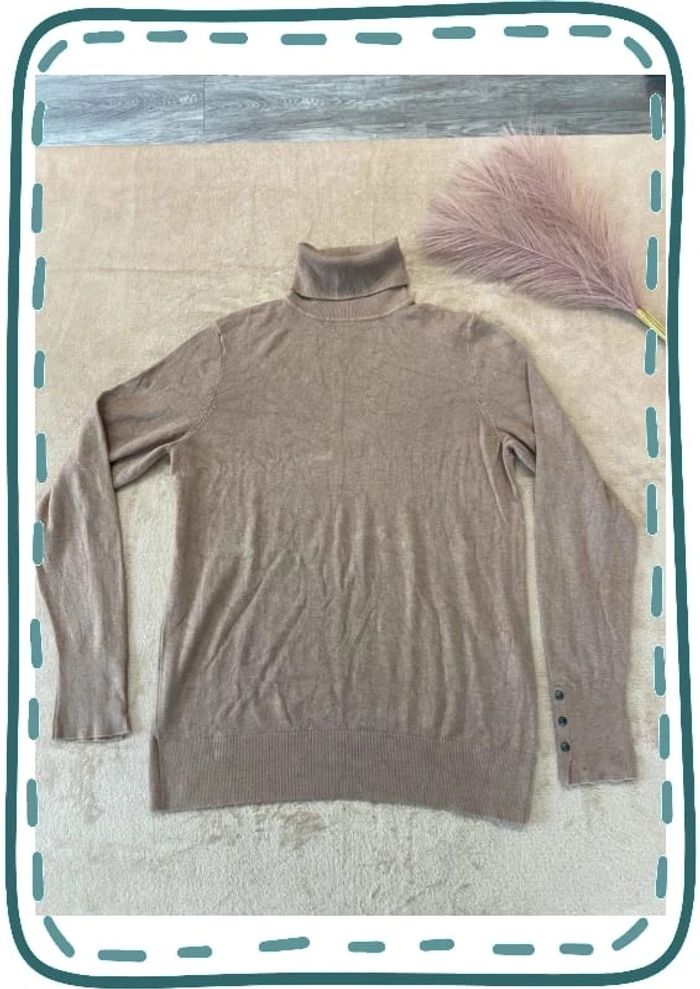 Pull col roulé femme M