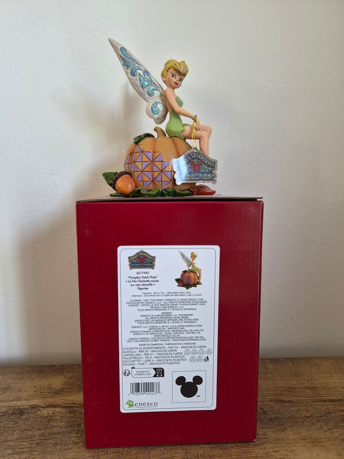Figurine Fée Clochette Sur La Citrouille - Disney Traditions - photo numéro 1