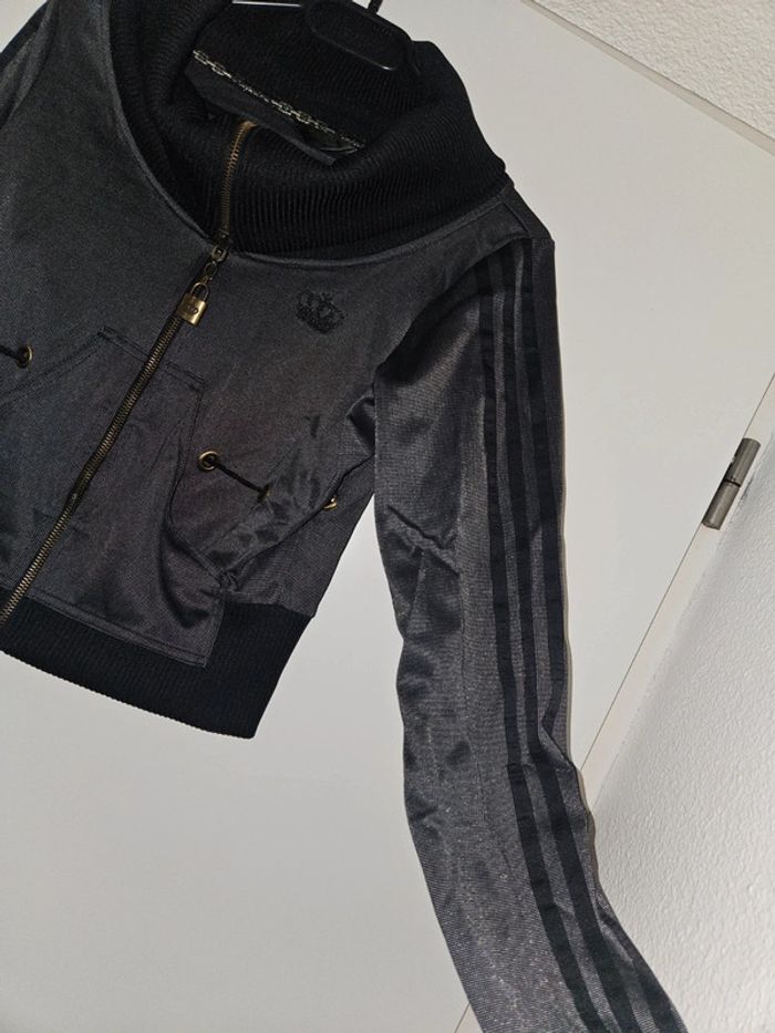 👑 Veste vintage Adidas Respect Me Missy Elliott noire T36 - photo numéro 2