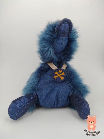 Peluche Canard Bleu Coin coin CC7074