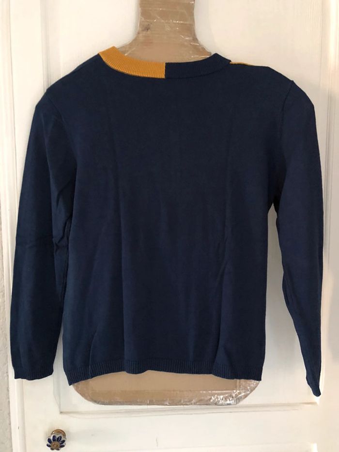 MM2- Pull vintage 4 couleurs et boutons dorés T unique (40-44) - photo numéro 2