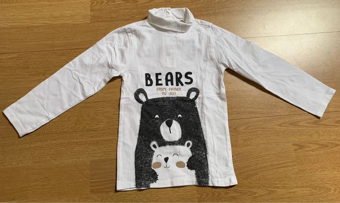 Lot de 2 t-shirt manches longues col roulé 36 mois - photo numéro 6