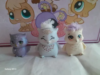 Lot de 3 Figurines Enchantimals hiboux