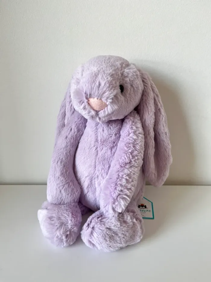 Medium bashful LILAC bunny Jellycat - photo numéro 2