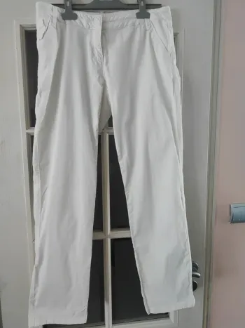 Pantalon blanc Promod 38