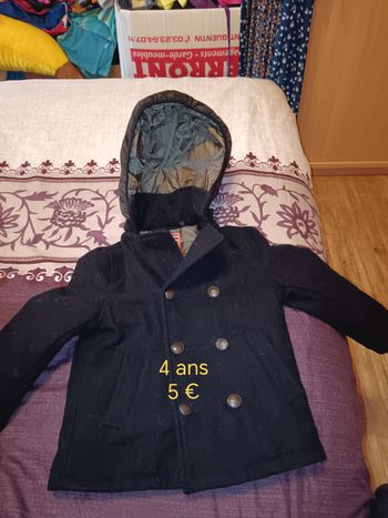 Manteau garçon 4 ans