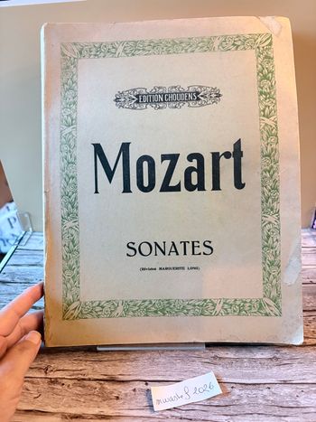 Mozart sonates 
