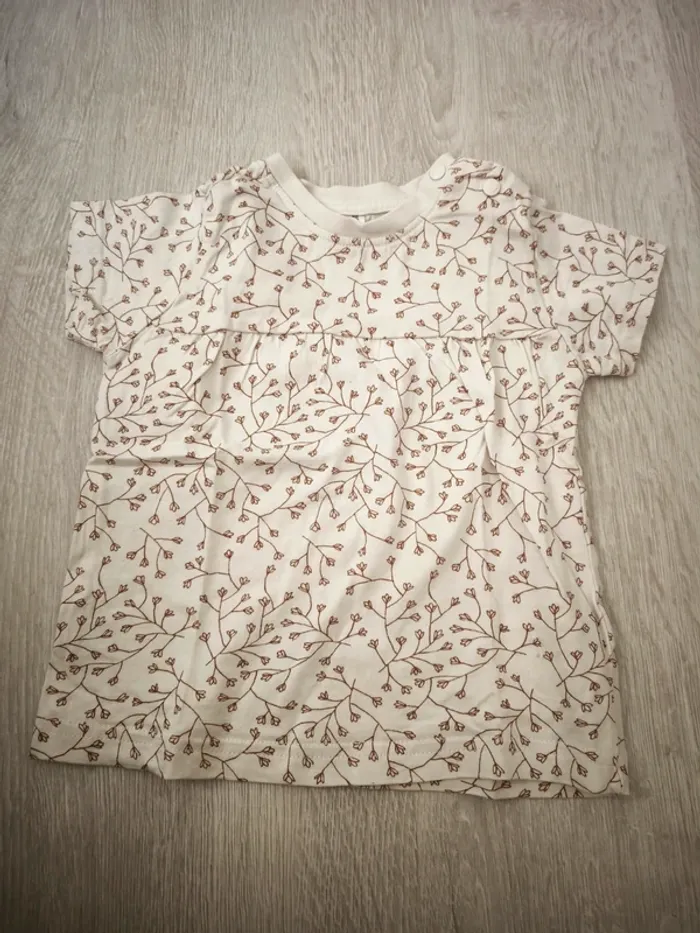 Lot de 2 t-shirts fille été - photo numéro 4