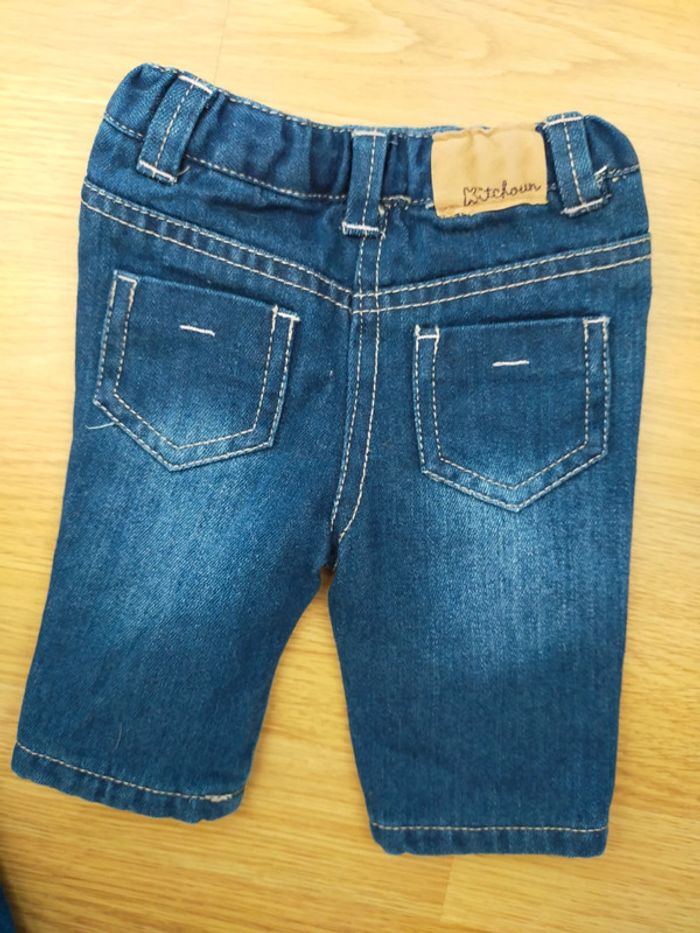 Jean rembourré taille 1 mois - photo numéro 3