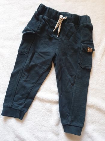 Jogging vert garçon type cargo