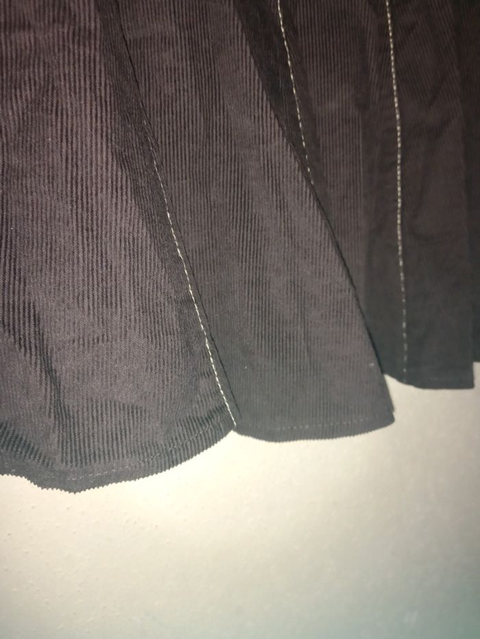 Jupe évasée brune avec motifs T: 40 - photo numéro 3