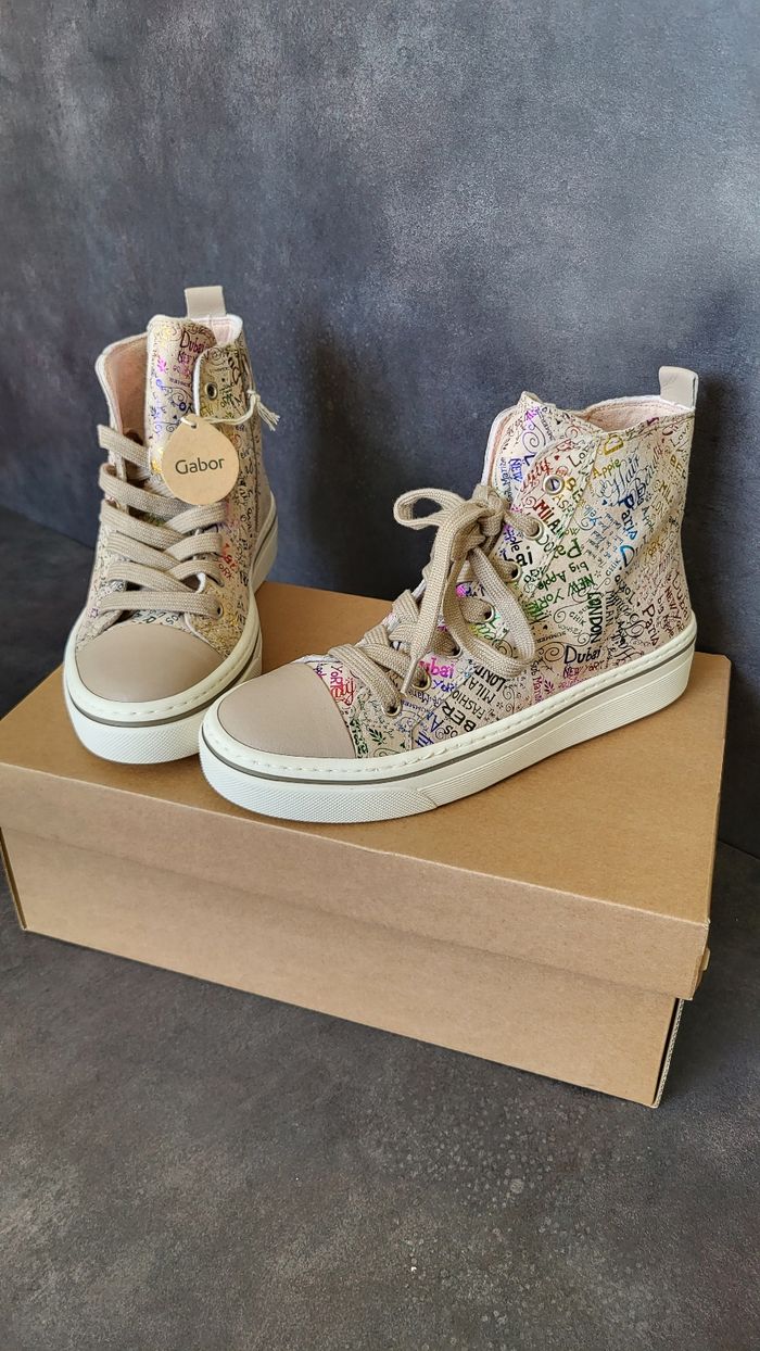 Gabor Sneakers Beige Multicolor - Unisex - Size : 36 🌈🌈 - photo numéro 5