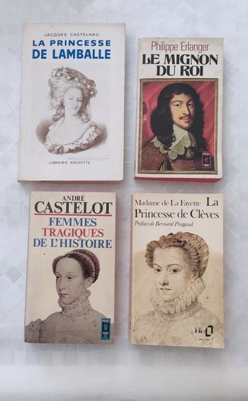 Lot livres roi et reines