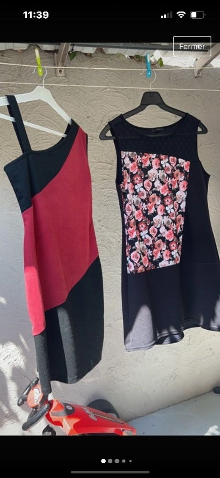 Lot de 2 robes courte