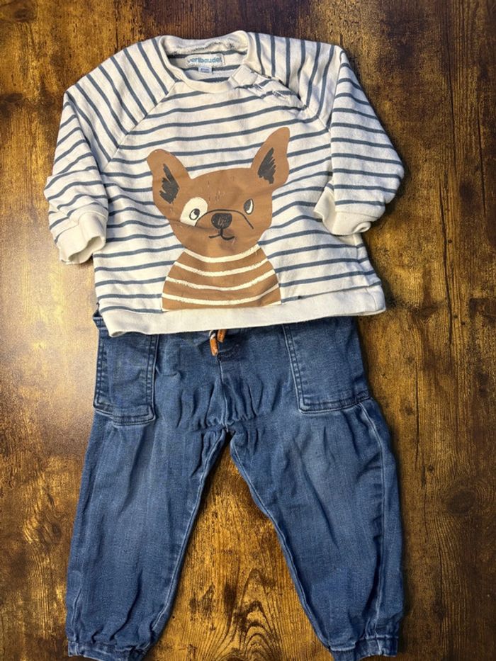 Ensemble Vertbaudet 18m