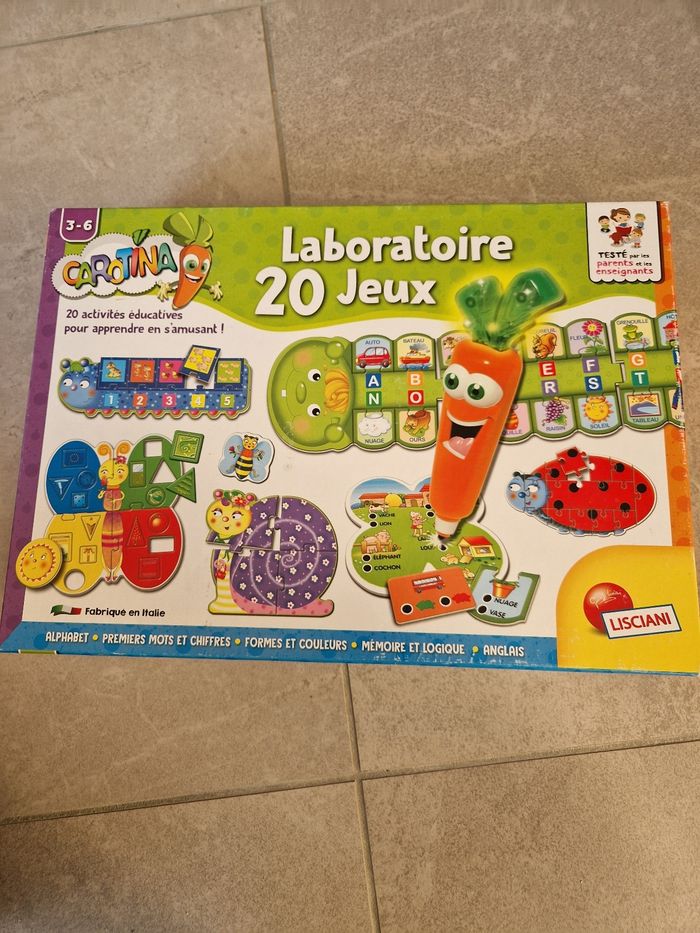 Laboratoire 20 jeux