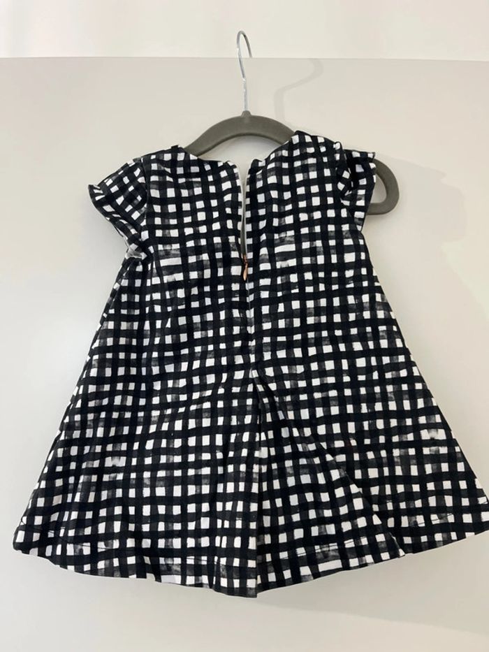 Maison Jean bourget taille 18 mois robe fille noir et blanche - photo numéro 2