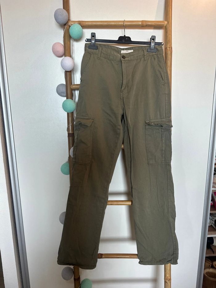 Pantalon cargo kaki