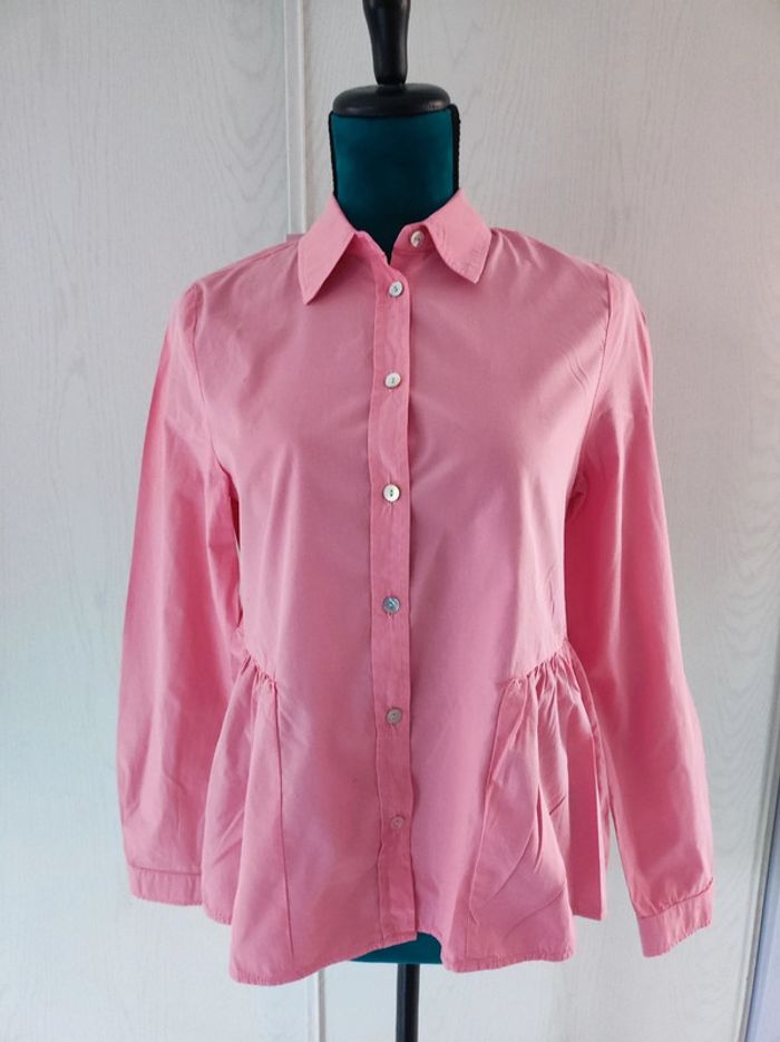 Chemise rose en coton