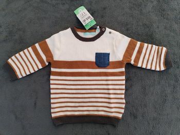 Pull 6 mois Obaibi neuf