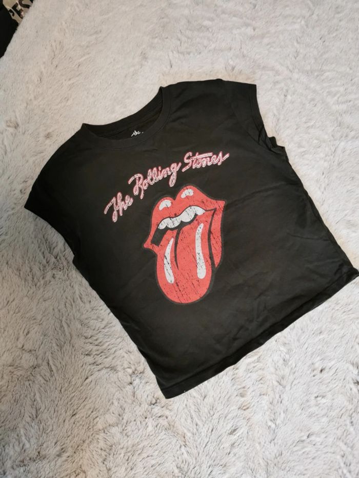 Crop top rolling stones