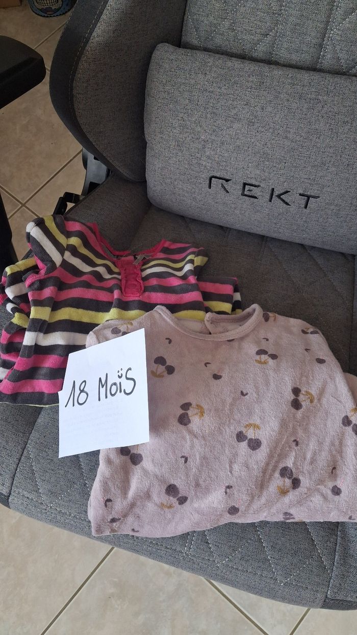 Lot pyjamas 18 mois