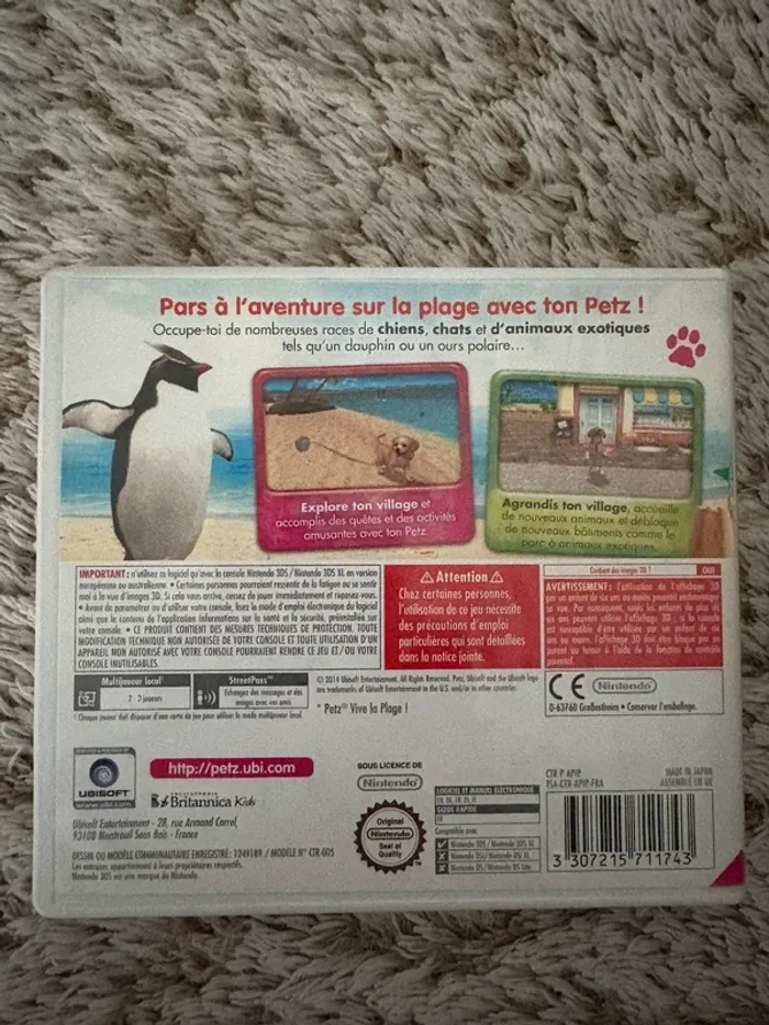 Jeux Nintendo Ds petz a la mer - photo numéro 4