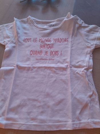 Tee shirt 24 mois