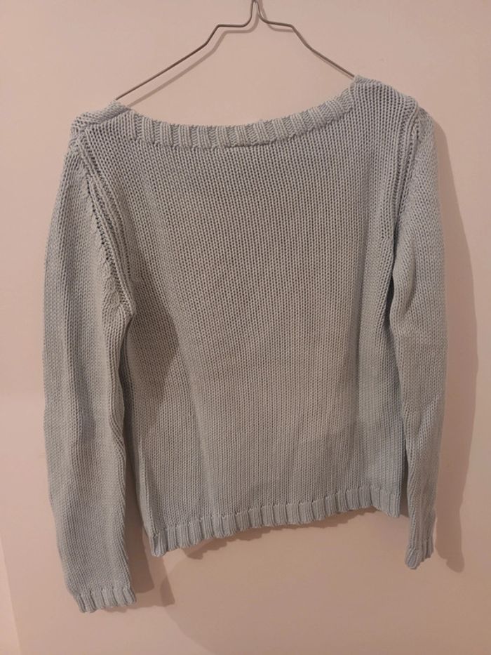 Pull bleu ciel - photo numéro 4