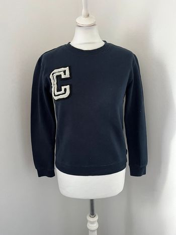 Sweat marine et perles Claudie Pierlot S