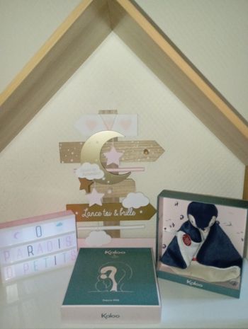 Doudou pingouin bleu kaloo