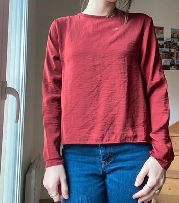 Blouse fluide h&m bordeaux