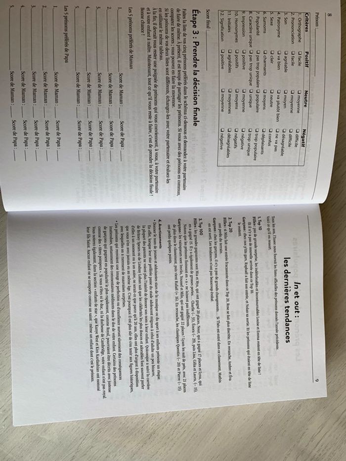 Livre guide des prénoms - photo numéro 3