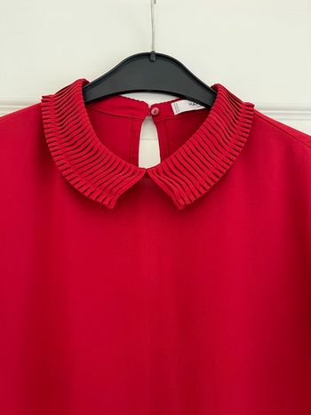 Chemisier blouse  rouge 