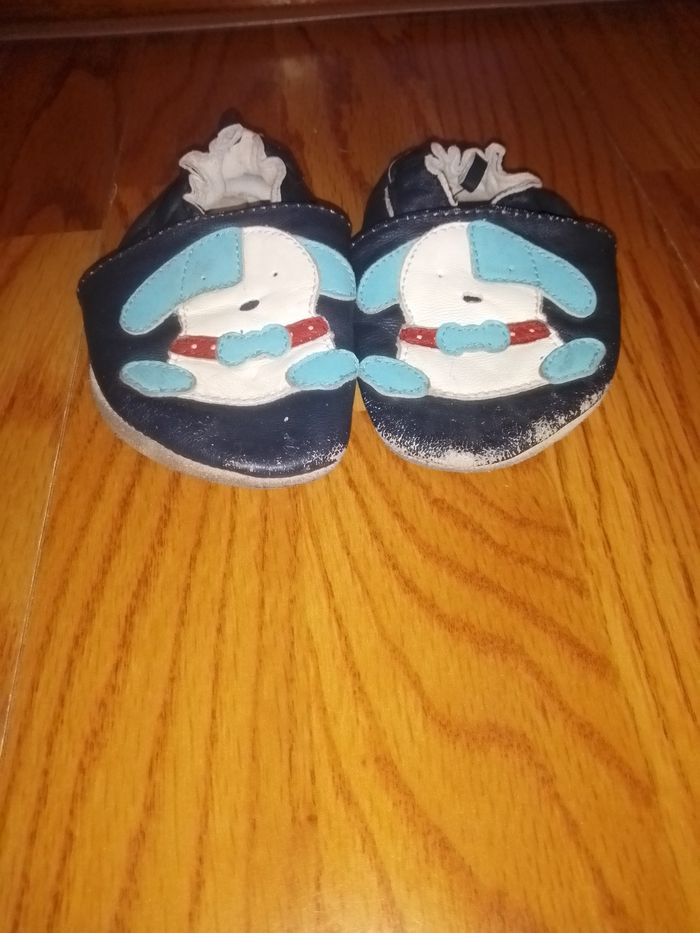 Chaussons cuir 6-12 mois - photo numéro 2