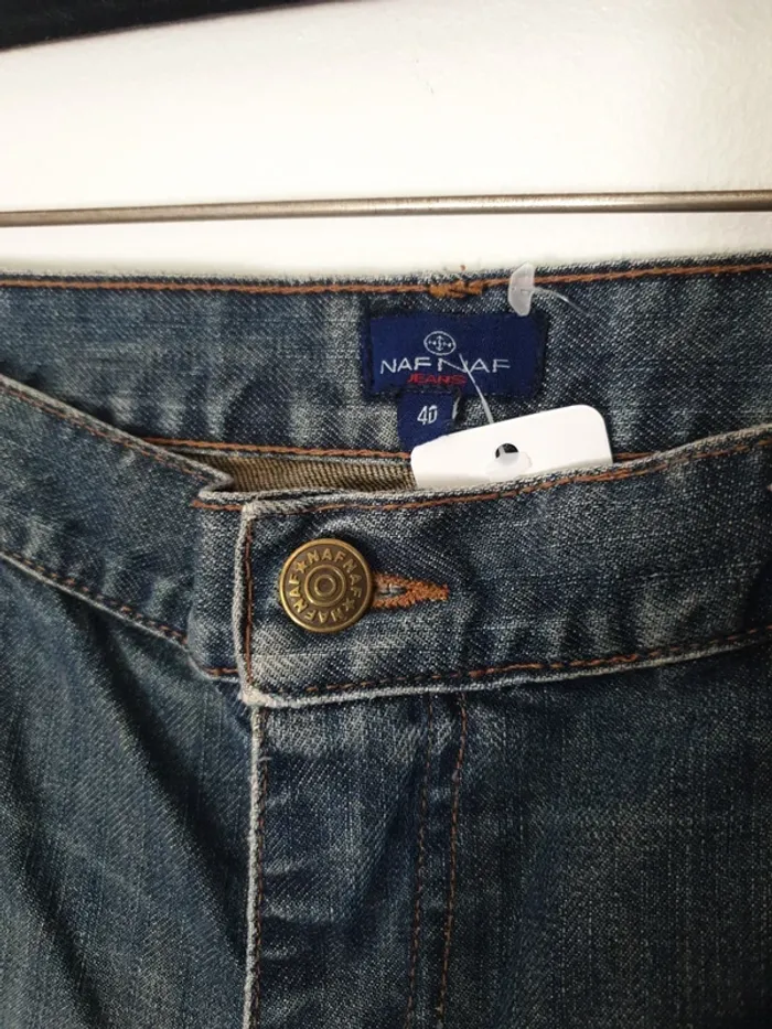 Jean large droit bleu brut A1280 - photo numéro 2