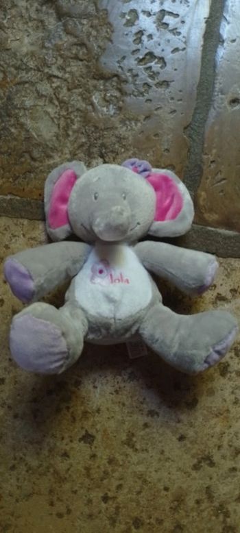 Doudou éléphant Lola