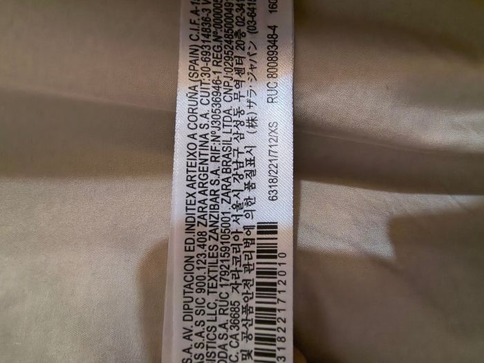 Veste à capuche Zara fausse fourrure Léger Beige Crème Taille xs - photo numéro 3