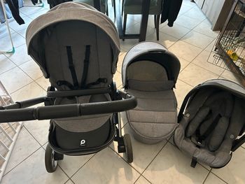 Poussette + nacelle + cosy 