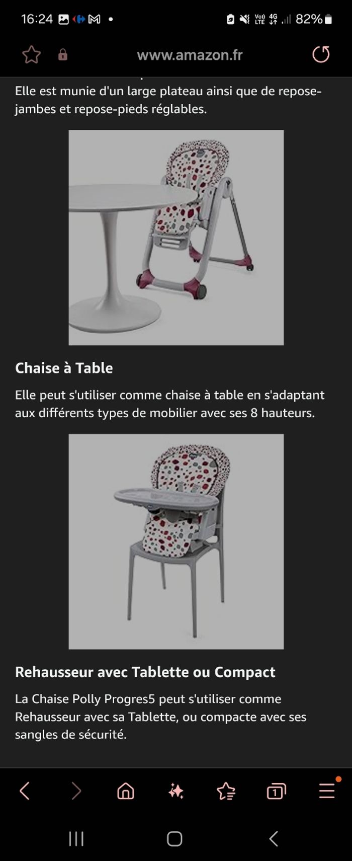Chaise haute chicco 5 en 1 - photo numéro 2