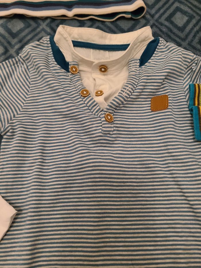 Lot t-shirts 6mois - photo numéro 3