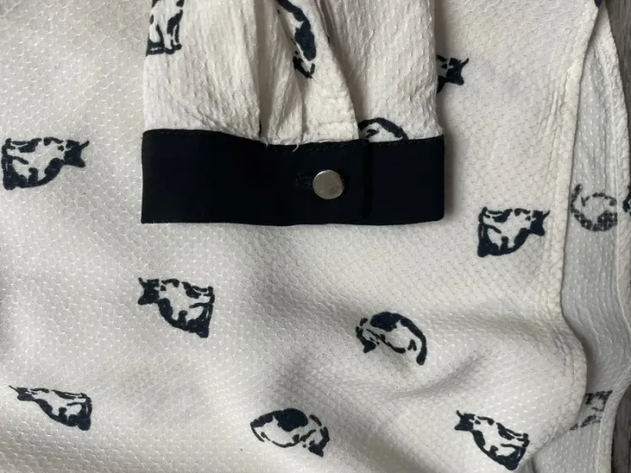 Chemise fluide / blouse Naf naf 36 Motif chat - photo numéro 7