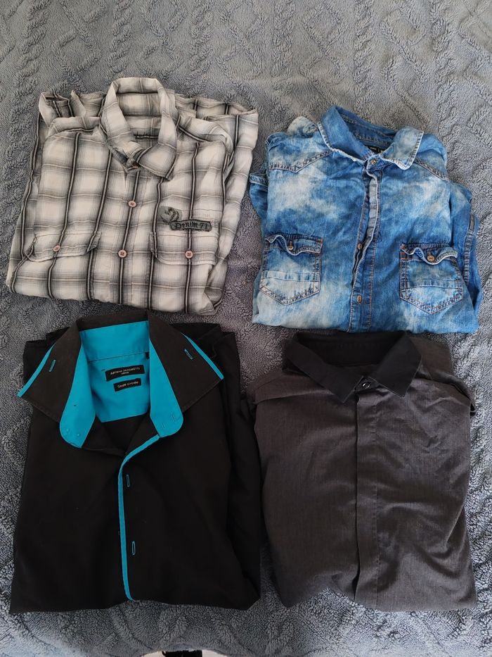 Lot de 4 chemises