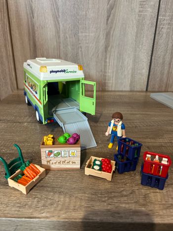 Camionnette fruit et légumes playmobil