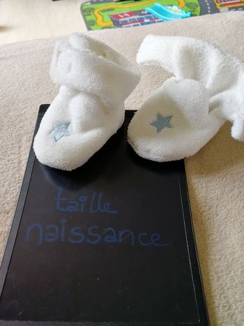 Chausson taille naissance