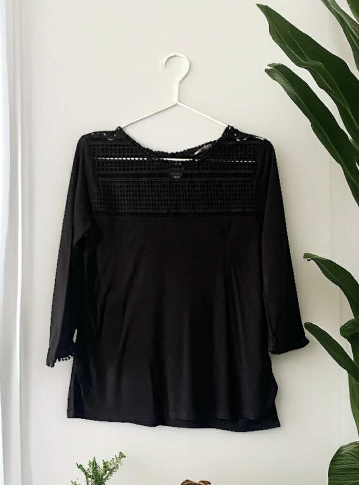 blouse noire H&M - photo numéro 5